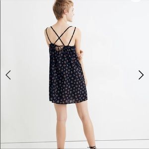Madewell Tie-Back Cover-Up Mini Dress size small